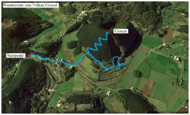 GPS-Track der Croscatwanderung mit Aufstieg